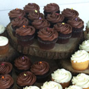wedding cupcake display