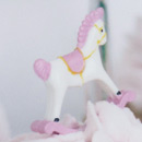 rocking horse cupcake