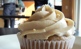 Elvis, the cupcake- peanut butter and banana flavors